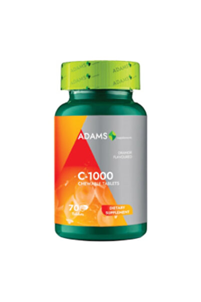 Adams Vision Vitamina C-1000, 70 comprimate masticabile, Adams