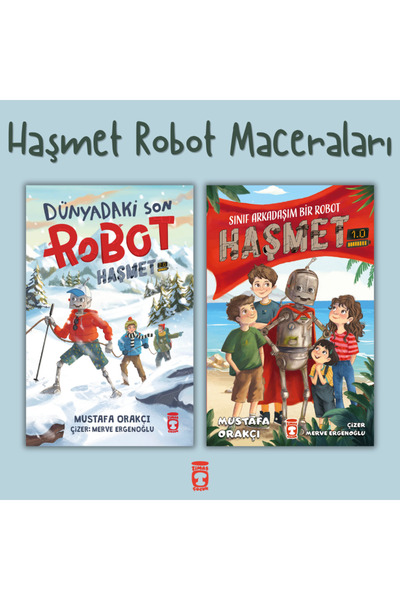 Timaş Çocuk Haşmet Robot Maceraları - 1. Sınıf Okuma Seti - +7 Yaş - Mustafa ...