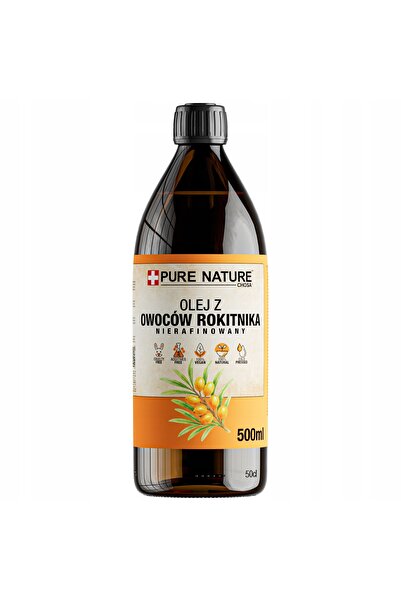 CHOSA Ulei de Cătină, Pure , 500ml, Presat la Rece, Nerafinat, pentru Păr, Co...
