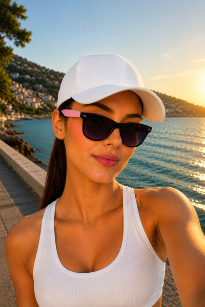 polo55.sport.1855 Wayfarer Pembe-Siyah Kadın Güneş Gözlüğü