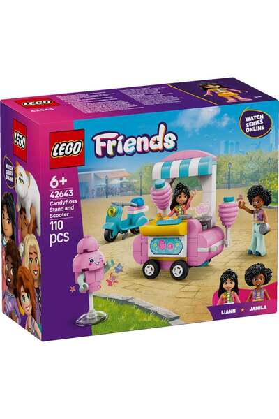 LEGO ® Friends - Taraba cu vata de zahar si scuter (42643)