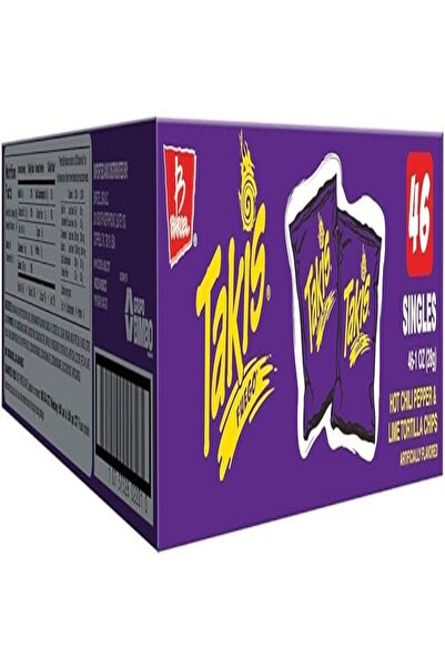 Takis Fuego - Hot Chilli Pepper Lime 1oz x 46