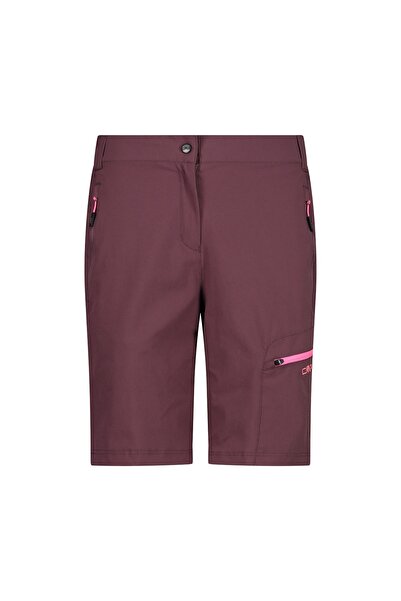 CMP Pantaloni scurți de trekking pentru femei 31T5136-Burgundy-D36