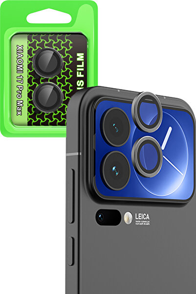 Nezih Case Xiaomi 17 Pro Max Uyumlu Kolay Uygulama Aparatlı Kamera Lens Koruyucu