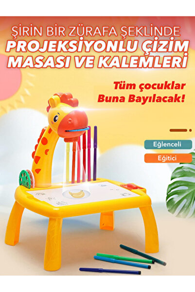 38 MBM ZÜRAFA FİGÜRLÜ ÇİZİM MASASI