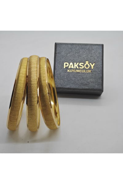 paksoy kuyumculuk Kumlu Ajda Altın Bilezik 22 Ayar 10.17 Gram Kadın Hediye - ...