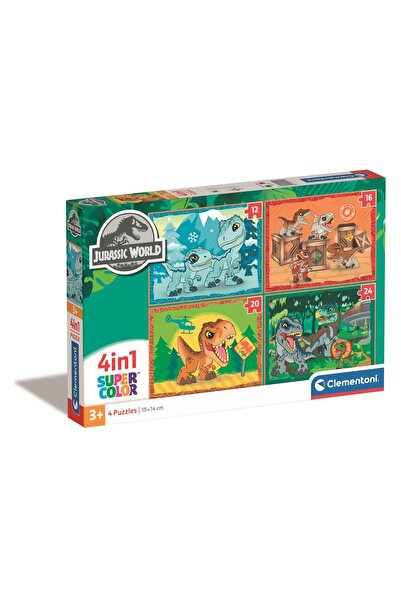 CLEMENTONI Puzzle Clementoni, 4 in 1, Jurassic World, 12 16 20 24 piese