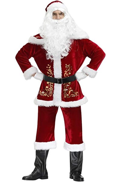OEM Costumul Sfântului Nicolae Costum de carnaval Îmbrăcăminte festivă Set ro...