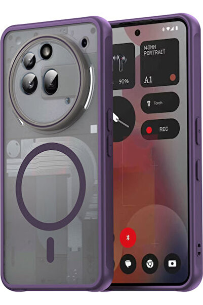 Techsuit Πλαστικό Πορφυρό Πίσω Κάλυμμα (Nothing Phone (3a) Pro)