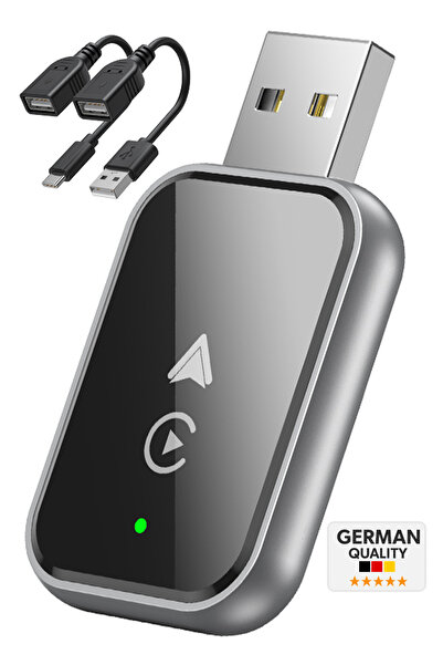 woyax Kablosuz CarPlay Dönüştürücü Android Auto Adaptörü USB/Type-C 2’si 1 ar...
