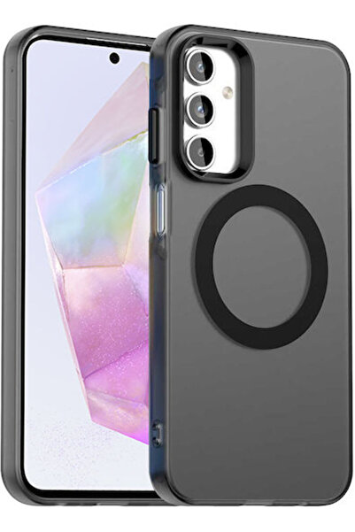 Techsuit Πίσω Κάλυμμα Σιλικόνης Μαύρο (Galaxy A35)