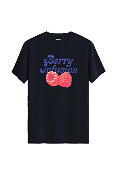 Colermi Blackberry Themed Retro Text Design T-Shirt