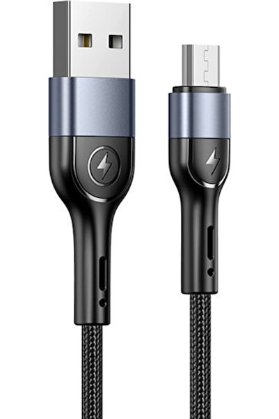 Usams U55 1μ Πλεκτό Καλώδιο USB 2.0 σε micro USB (SJ450USB01)