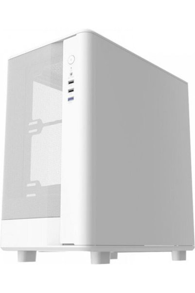 Other Νταρκφλας DB330M Διχτυωτό Midi Tower Κουτί Υπολογιστή Λευκό