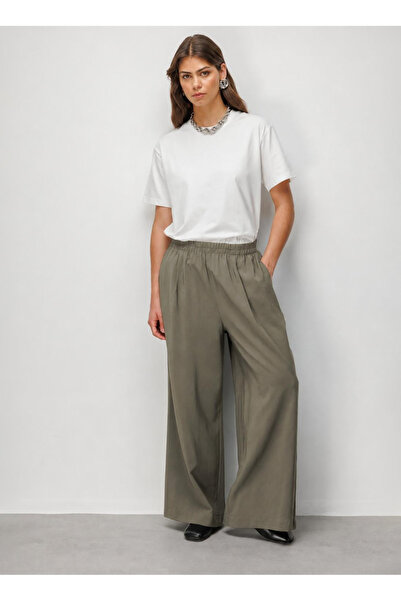 Mizalle Haki Kadın Pantolon M2MZ1010130260