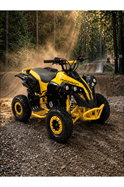 Mazakin 49 CC Çocuk ATV Cross Benzinli Motosiklet Mini 4-12 Yaş