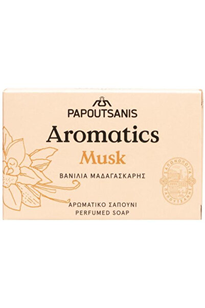 Papoutsanis Sapun Solid cu Mosc - Aromatics Musk, 100 g