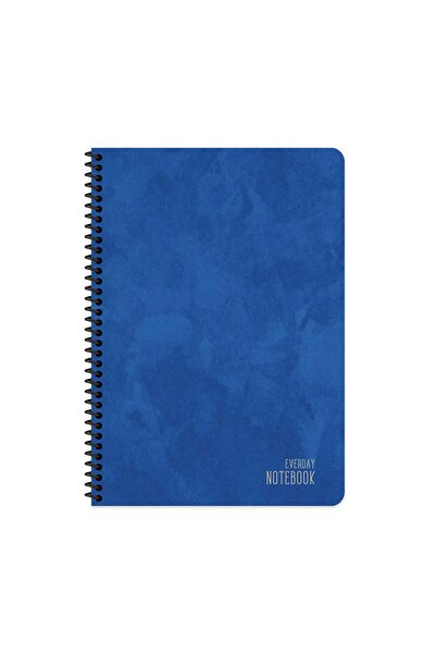 KESKİN COLOR Keskin A4 Çizgili Karton Kapak Spiralli Alfa Defter - Mavi