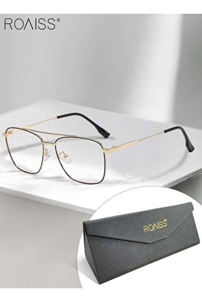 ROAISS Blue Light Glasses Blue Light Filter Oversized Eyewear Anti Eyestrain ...
