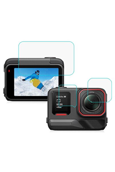 PULUZ Protector din sticlă securizată 9H, pentru Insta360 Ace Pro 2, Lentilă ...
