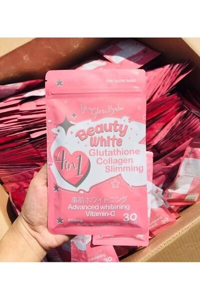Top Choice GLUTA FROZEN You Glow babe Beauty White Glutathione Hydrolyzed Col...