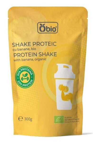 OBİO Shake proteic cu banane bio 300g