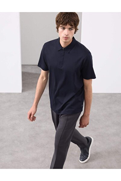 Marks & Spencer Pure Supima Polo Yaka T‑shirt