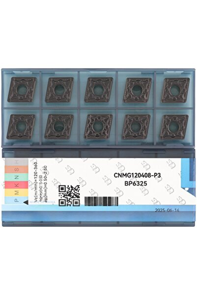 OEM CNMG432 Ένθετα καρβιδίου για ημι-φινιριστική τόρνευση μετάλλων, 10 τεμάχια