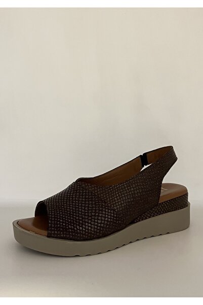 JESSE Genuine Leather Orthopedic Sole Glittery Heeled Sandals
