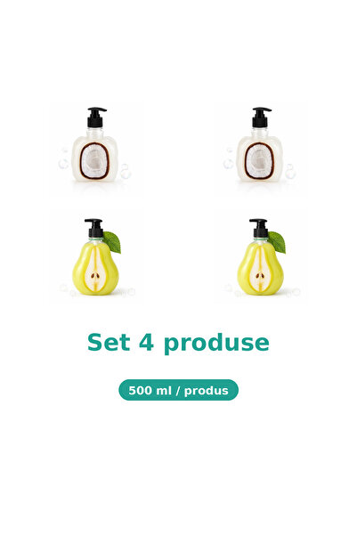 Tasty Set 4 Produse Tasty, Mix 2x Cocos, 2x Pere