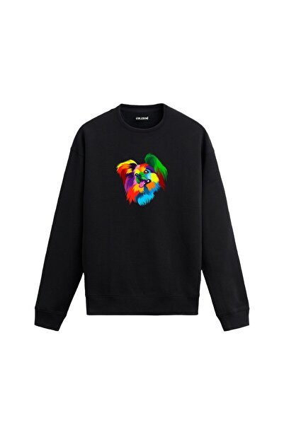 Colermi Colorful Pomeranian Printed Sweatshirt