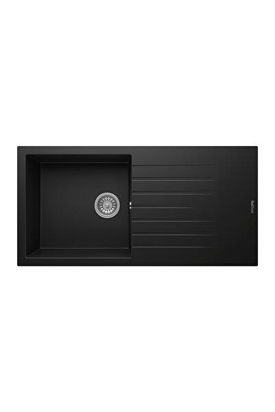 RealStone Laodikya 100 XL P015 Granit Evye 1000x500 mm Tek Göz Damlalıklı Mut...