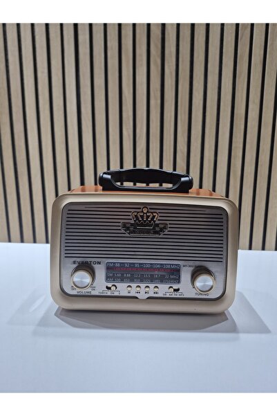 evertoon RT-301 Solar Bluetooth Fm Usb-Tf-Aux Şarjlı Nostaljik Radyo
