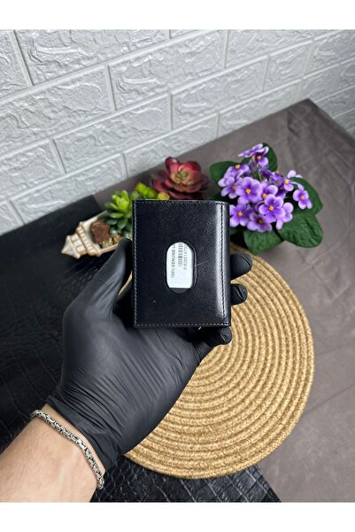 WAKHA Genuine Leather Minimal Card Holder Wallet Premium Handcrafted Slim Des...