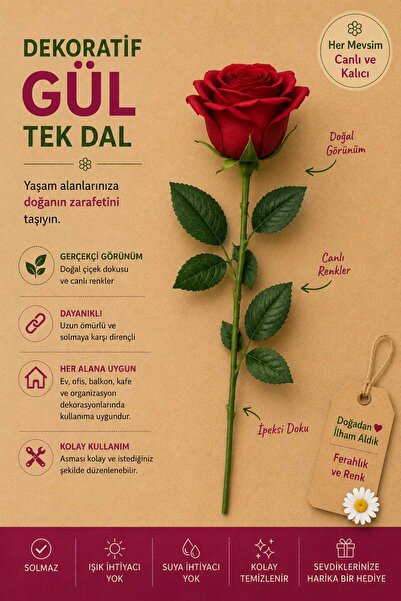Çiçekişleri yapay çiçek