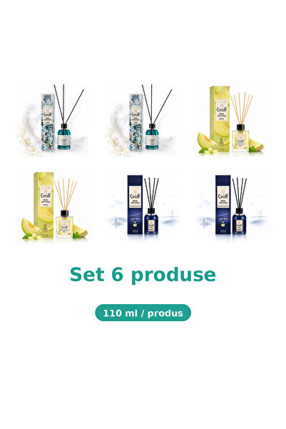 Golf Set 6 Produse Golf, Mix 2x Angel, 2x Melon, 2x Bosphorus Dream