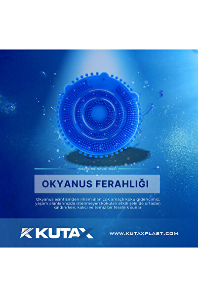 KUTAX Okyanus Aromalı - Lavabo Pisuvar Süzgeci Koku Giderici