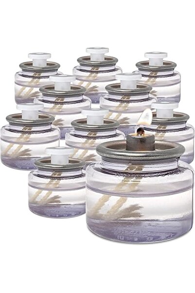 The Bros 8 Hour Liquid Candles - Disposable Liquid Paraffin Tea Lights - 12 P...
