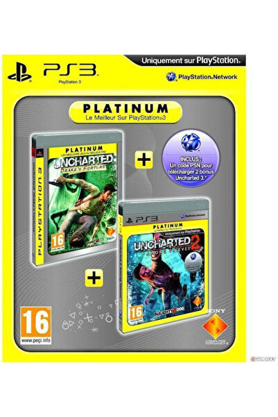 Sony Uncharted: Η Τύχη του Ντρέικ & Uncharted 2: Μεταξύ Κλέφτων (Πλατινένια) ...