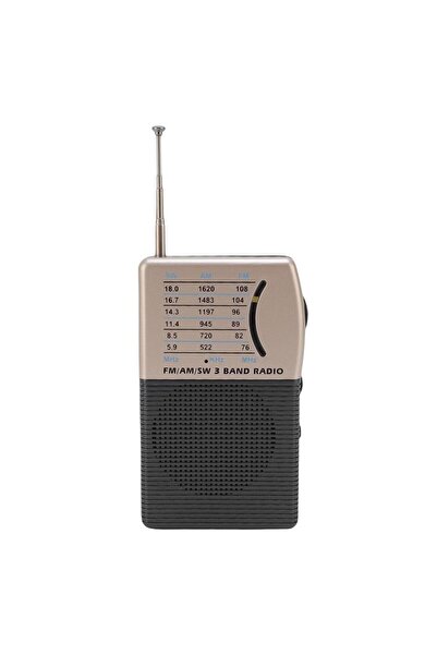 Rose SP-606 Şarjlı Taşınabilir FM/AW/SW Cep Radyosu