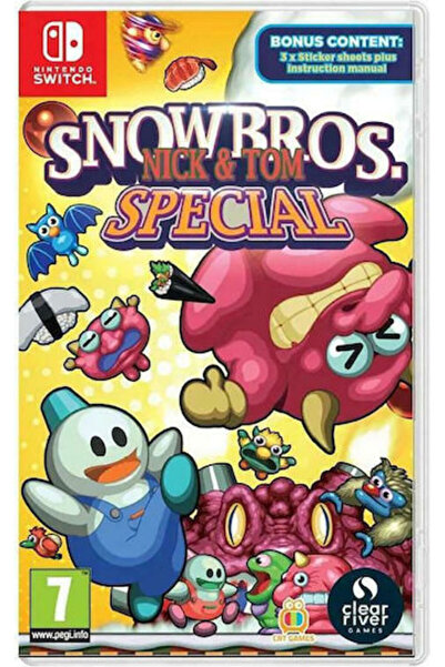 Clear River Games Snow Bros. Νικ & Τομ Ειδικό Παιχνίδι Switch
