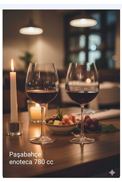 kasımoğulları concept Kırmızı Şarap Bardağı 2'Li 44248 Enoteca 780 cc balon ş...