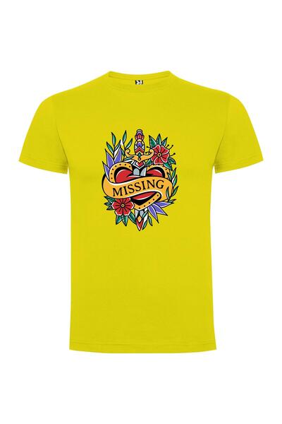 iLovePrints Missing Heart Tattoo Flash Tshirt
