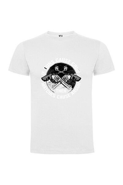 iLovePrints Crossed Guns Tee Tshirt