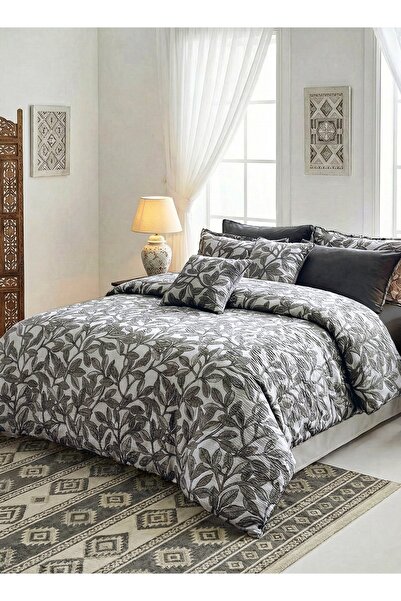 Master Home Textile Polyester Jacquard Comforter Sets, 9Pcs King Size, Fits 2...