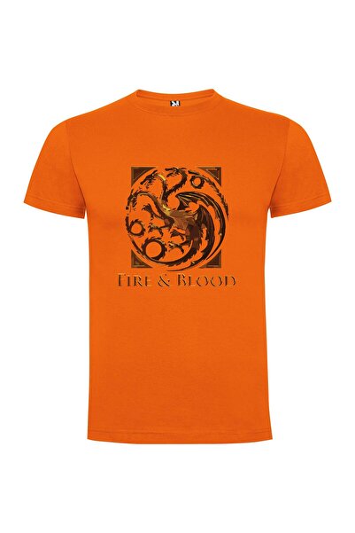 iLovePrints Flaming Thrones of Fire Tshirt
