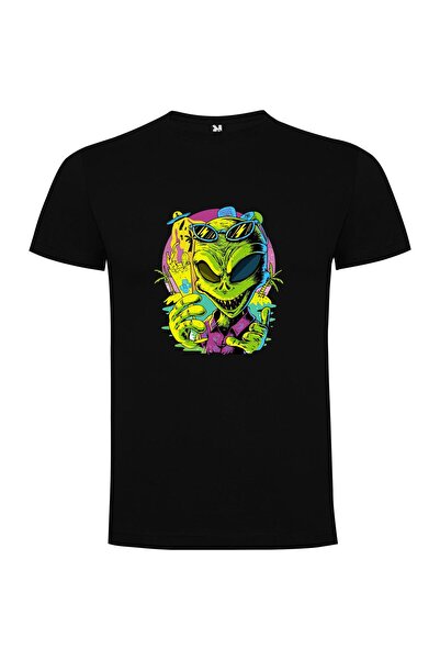 iLovePrints Sunglassed Space Alien Tshirt