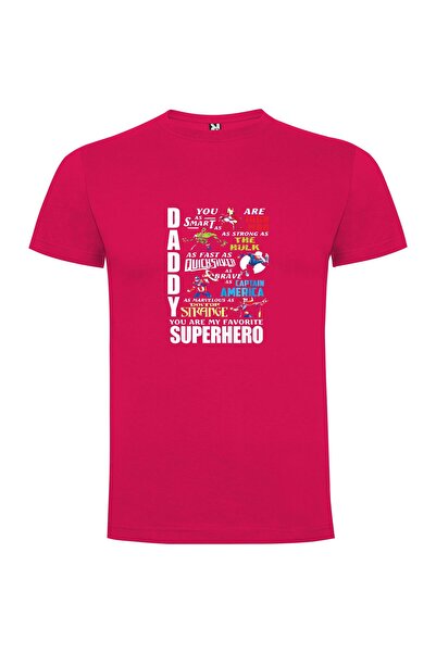 iLovePrints Daddy's Marvelous Heroes Tshirt