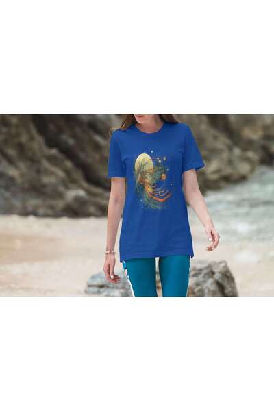 iLovePrints Abstract Cosmic Art Tshirt