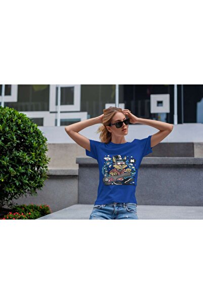 iLovePrints Cool Bunny with Guitar Case Tshirt